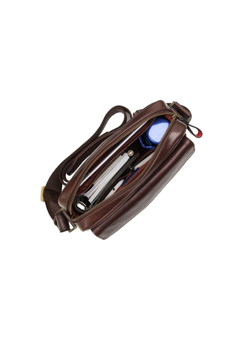 Сумка мужская кожаная коричневая ML36_brn Visconti (336377645)