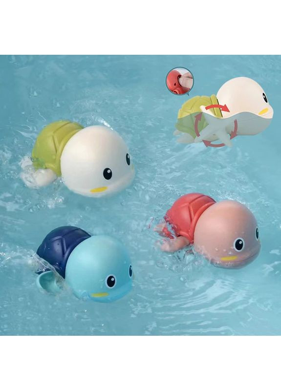 Іграшка для ванної, із заводним механізмом, морська Черепаха Червона Macroupta (365721506)