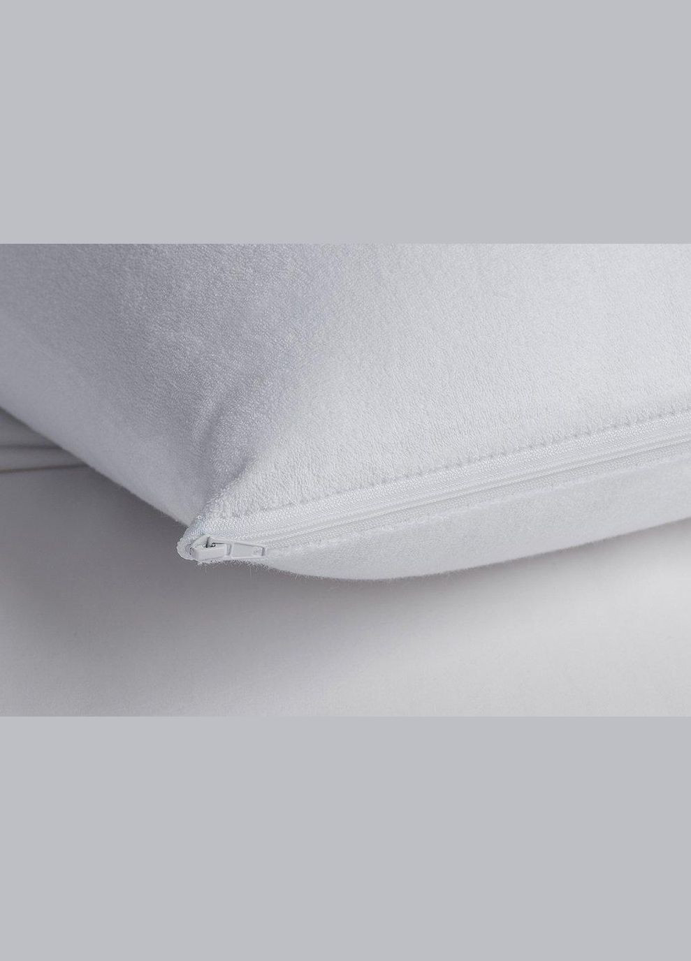 Комплект водонепроницаемые наволочки 40х40 см 2 шт на молнии 100% хлопок белый Giselle (327826547)