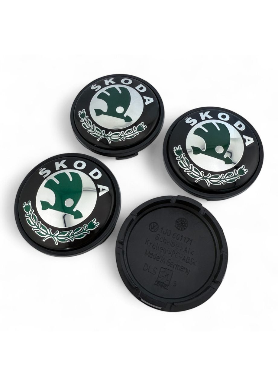 Колпачки в диски 56/52 заглушка для дисков Шкода (4 шт.) No Brand (364958931)