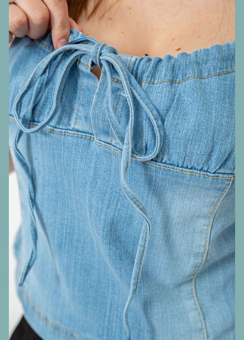 Топ джинсовий, колір блакитний, Ager (294181540)