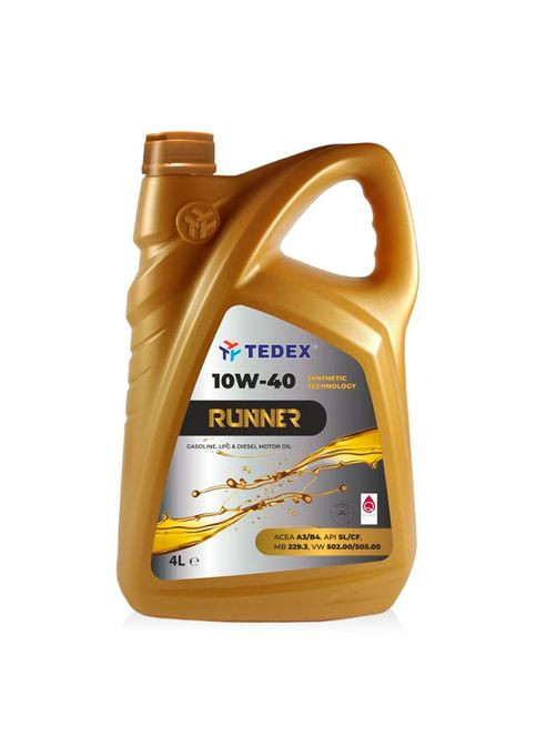 Автомобільна моторна олива RUNNER 10W-40 4л Tedex (365967318)