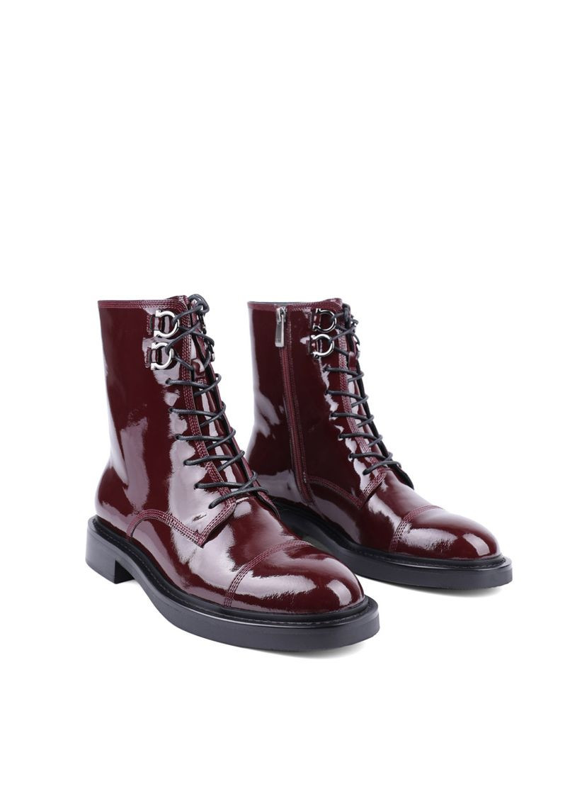 Жіночі Черевики F705-803-3 Бордовий Лак Attizzare (304203846)