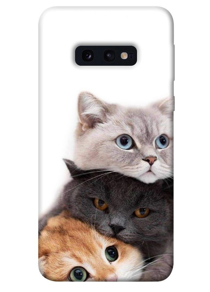 Чохол з принтом для Samsung Galaxy S10e/на самсунг галаксі з10е Три коти No Brand (339063197)