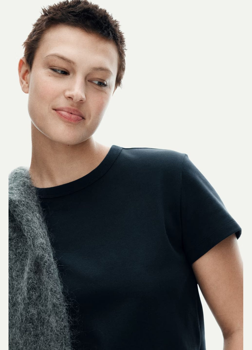 Футболка H&M basic - (341193391)