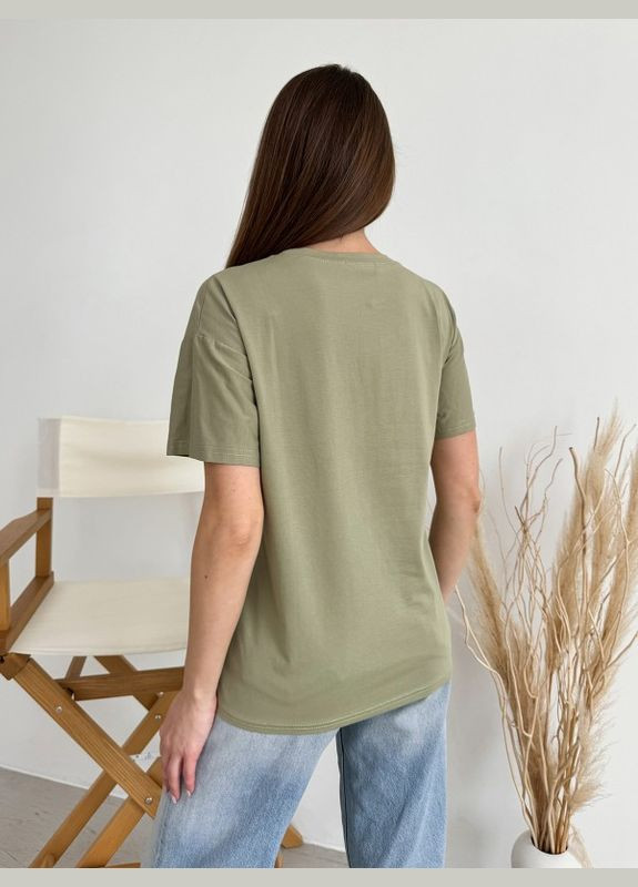 Хаки (оливковая) летняя футболки Magnet WN20-621