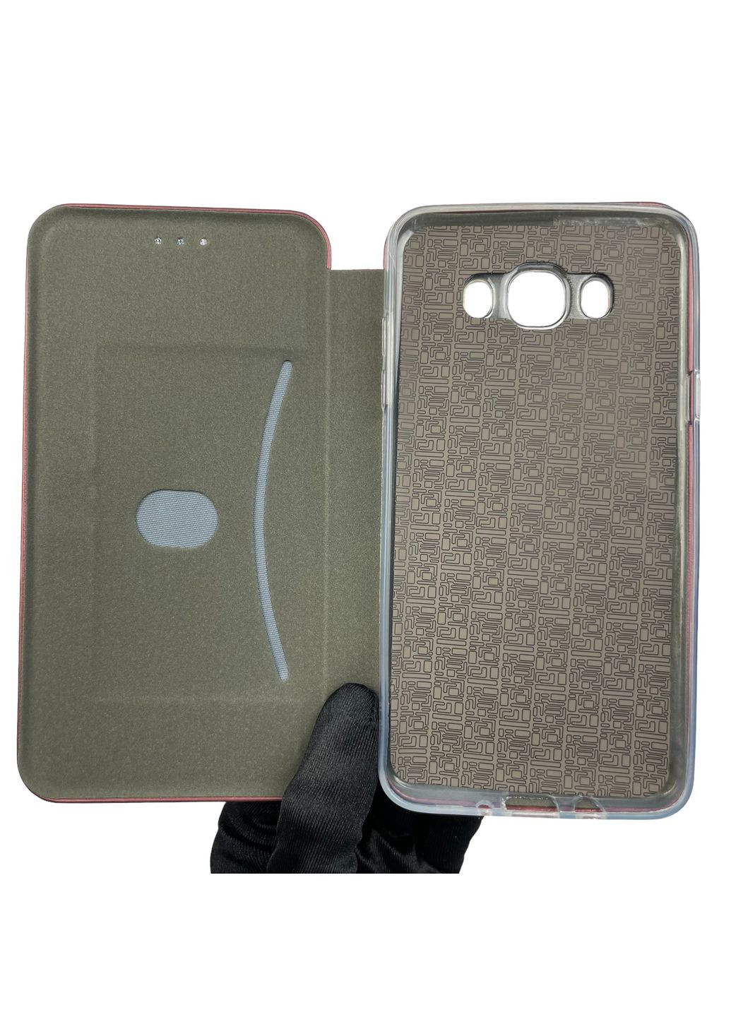 Чехол-книжка для Galaxy J7 2016 SM-J710H с подставкой на самсунг г7 2016 г710 бордовая gd1 Samsung (366022009)