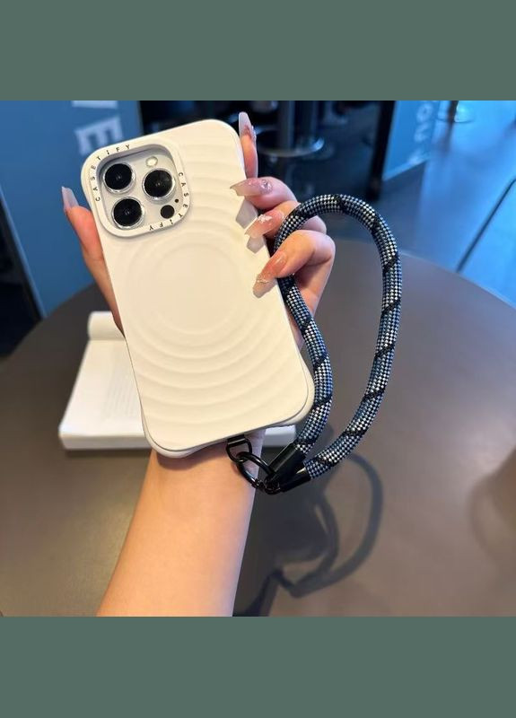 Пастельний універсальний ремінець-шнурок із двох частин 2в1: на шию, на руку, через плече Бежевий No Brand (328958129)