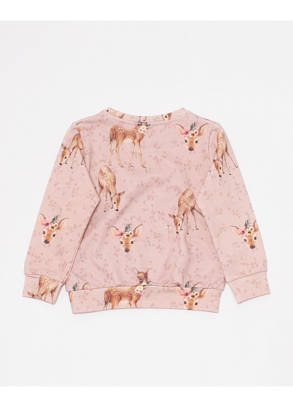 Name it свитшот флис,розовый в узоры, розовый