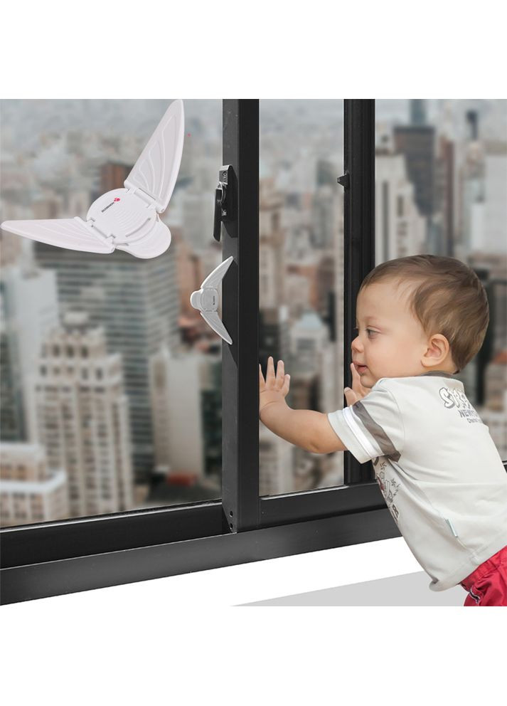 Обмежувач на розсувне вікно/двері Метелик ED415 No Brand (368566206)