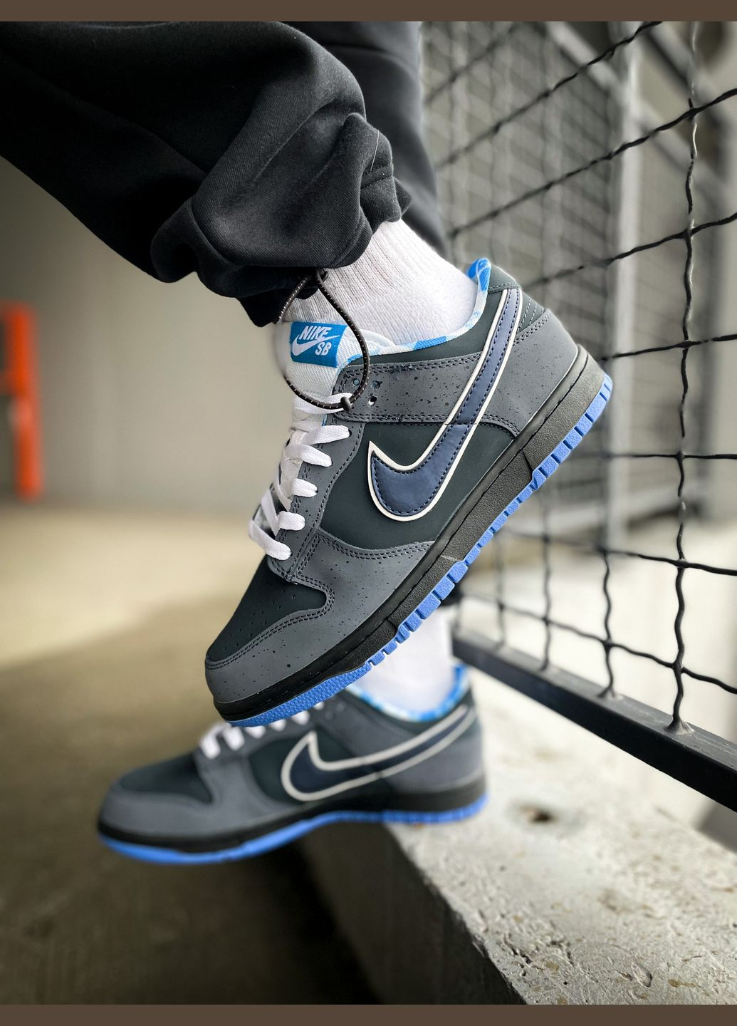 Кросівки жіночі і чоловічі Nike SB Dunk blue | Найк сб Данк низькі сині No Brand сині демісезони (315883720)