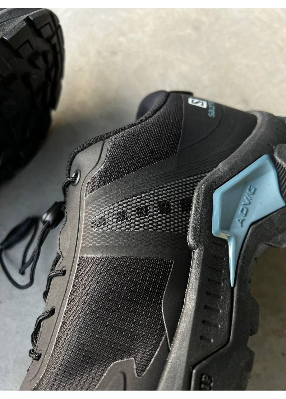 Чорні Осінні кросівки чоловічі salomon gtx 2 black gore-tex саломон No Brand