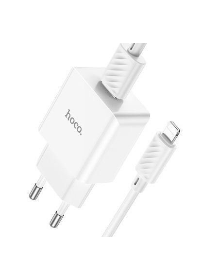 Зарядное устройство для (6931474783899) Hoco C106A charger set(iP) White (370014483)