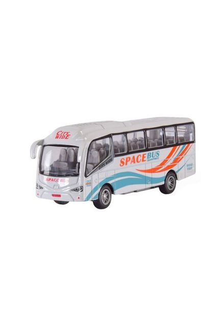 Машинка Автопром Автобус металлический инерционный белый (AP7427WT) MFC (365546131)