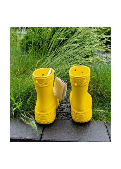 Дитячі гумові чоботи Classic Boot . Легкі, водонепроникні, комфортні. Веселі чобітки для дощу Crocs (361448056)