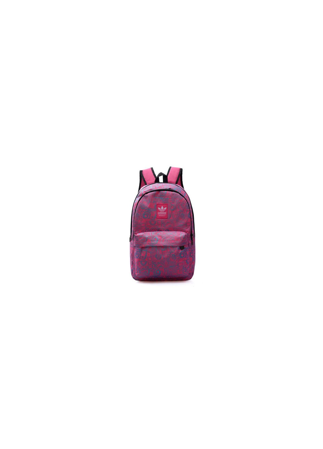 Городской рюкзак розовый с изображением голубых фотоаппаратов adidas (290683252)