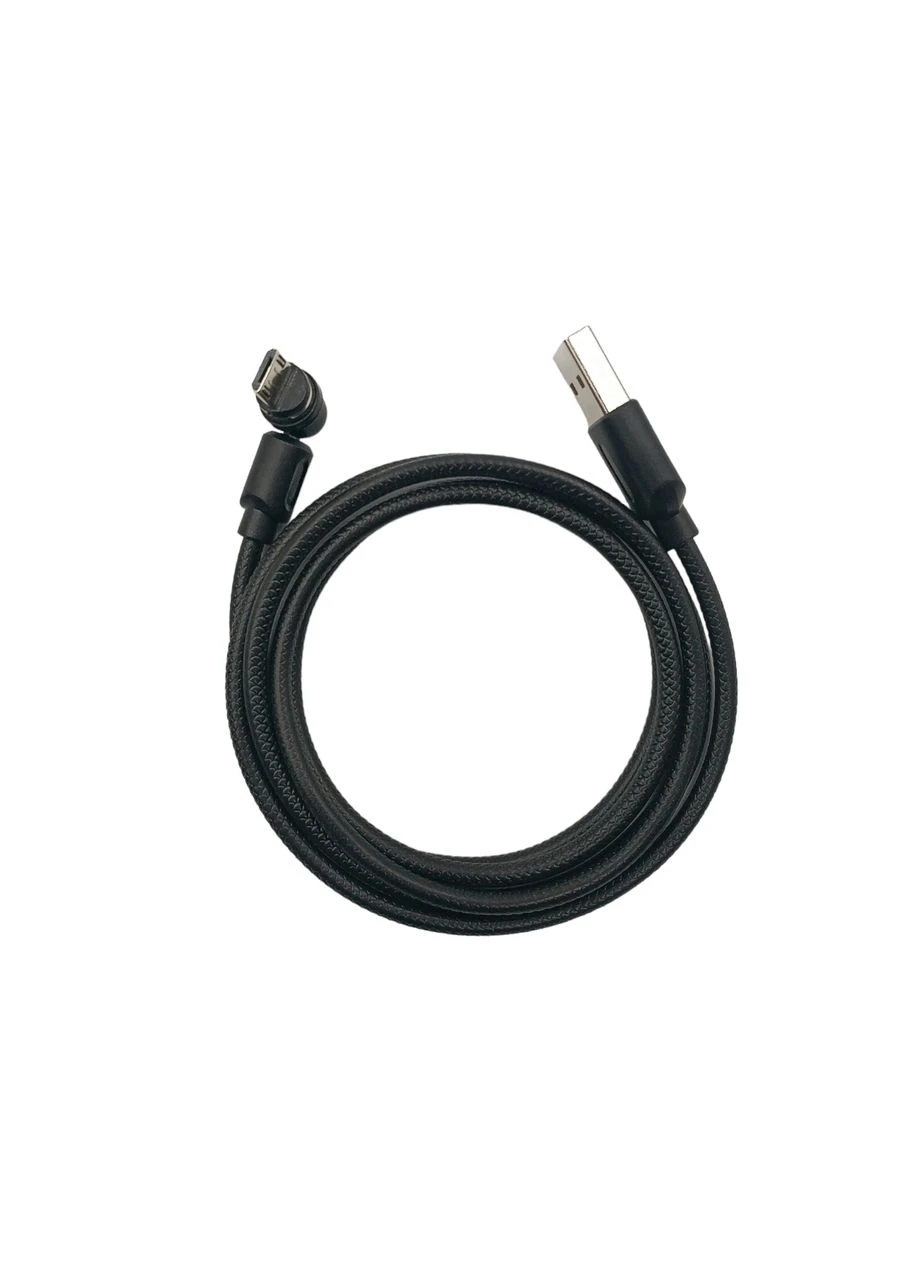 Магнітний кабель 2 в 1 / Micro - USB / 540 градусів / Круглий / 100 см. / Чорний Uslion (379283319)