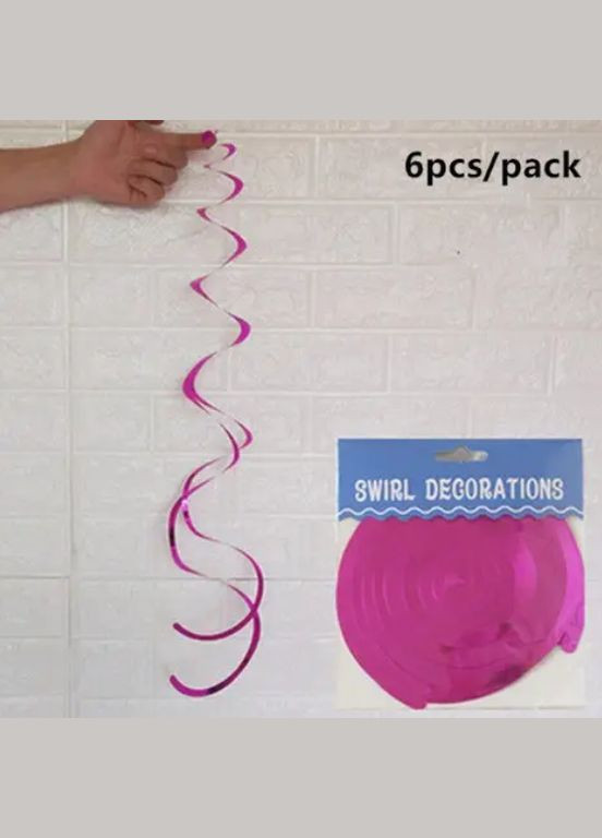 гірлянда на стелю 6 стрічок 70 см малиновий Jannet Дощик (316680223)