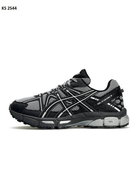 КРОССОВКИ ЖЕНСКИЕ ASICS GEL-KAHANA 8 BLACK / GRAY АСИКС ГЕЛЬ КАХАНО No Brand чёрные демисезоны (368886108)