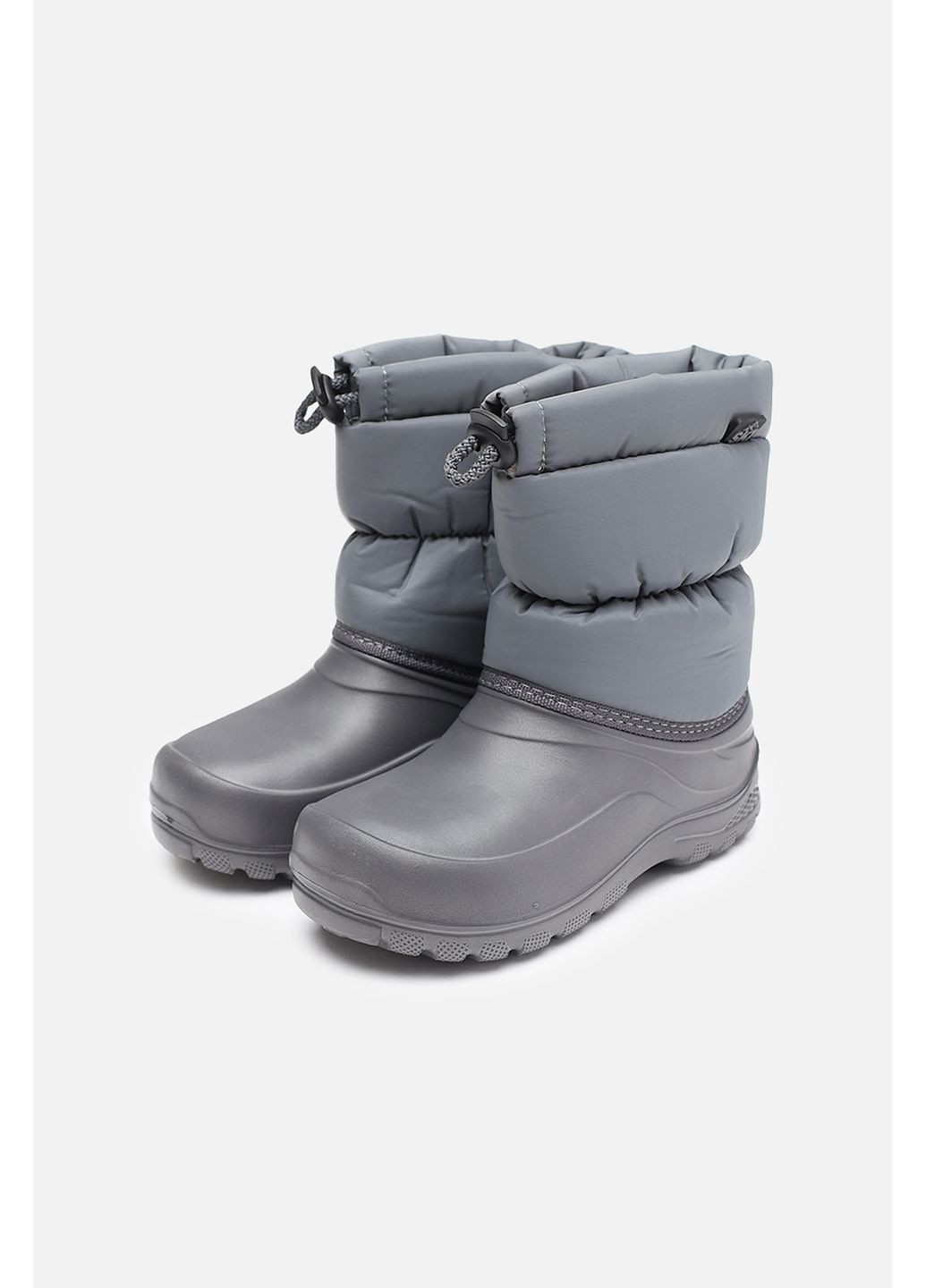 Графитовые зимние дутики для мальчика цвет графитовый цб-00282714 Gipanis