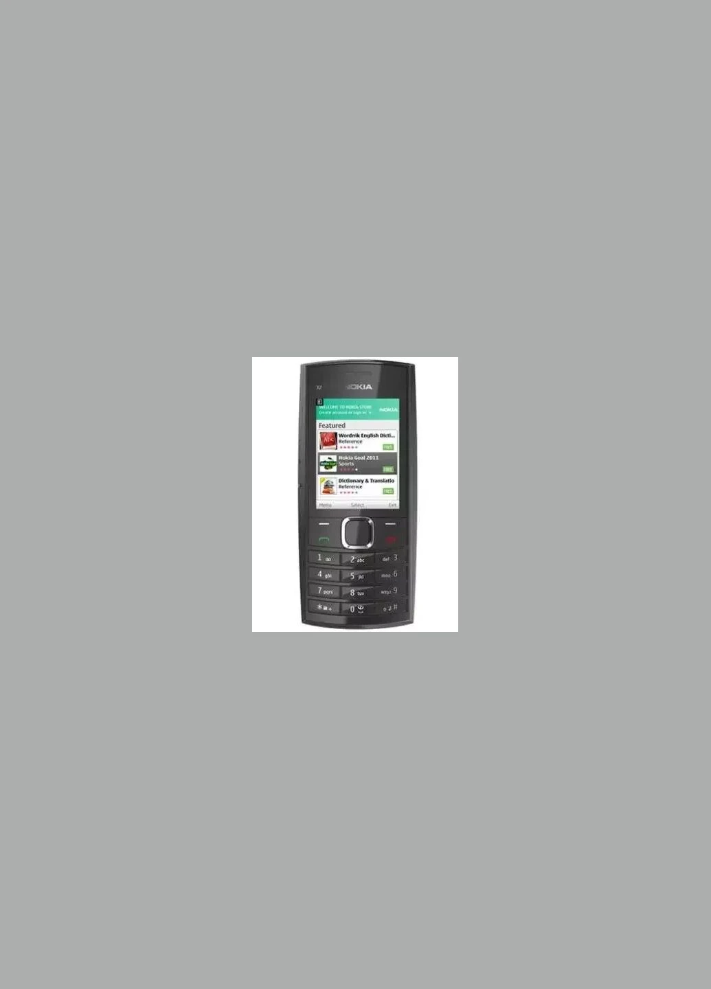 мобильный телефон x2-05 black Nokia (328959550)