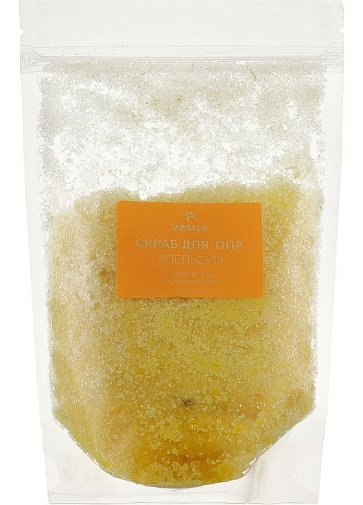 Відновлювальний скраб для тіла "Апельсин" Body Care Scrub 300ml (669601-26199) Vesna (368613651)
