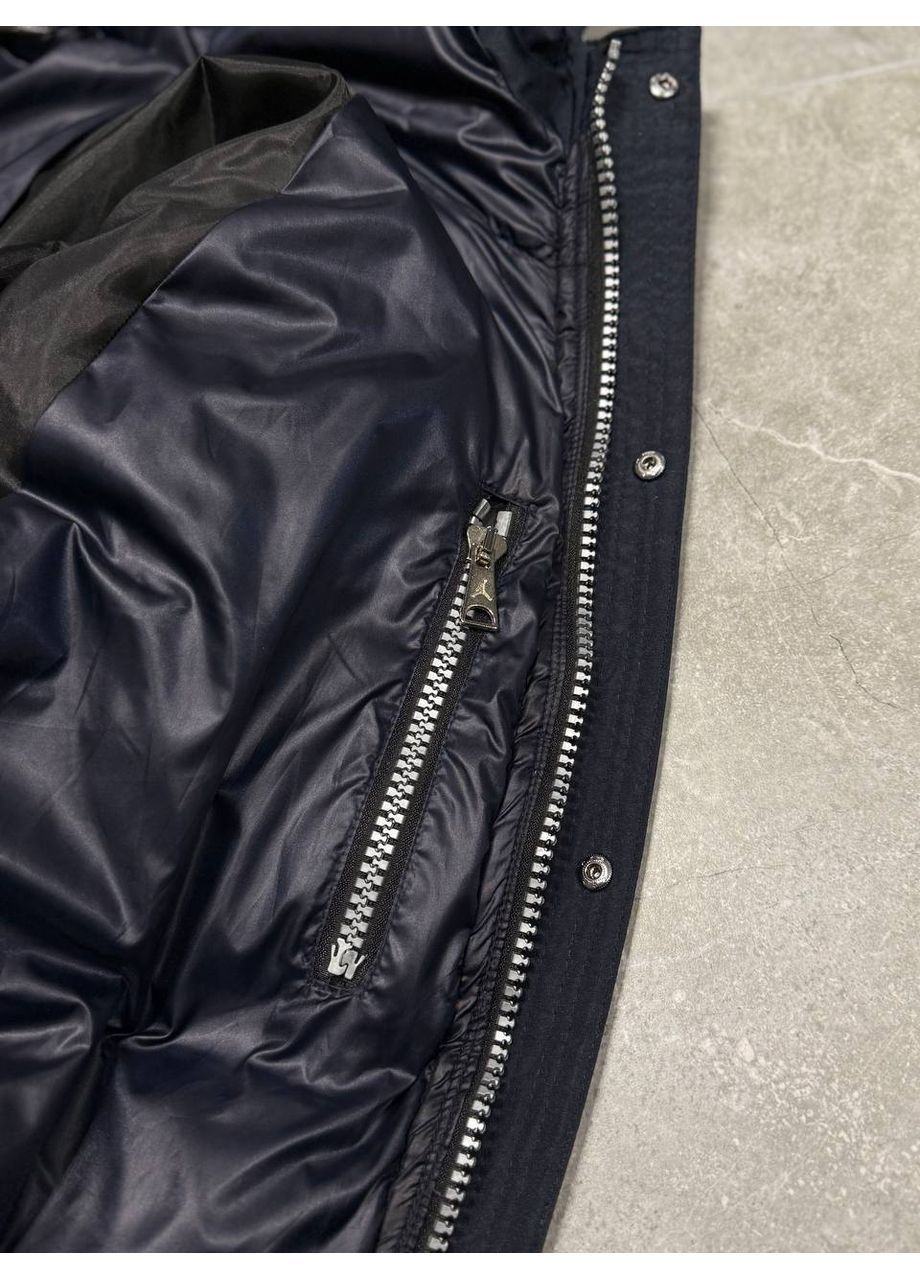 Темно-синя нереально крута куртка 🔥 дуже тепла та щільна, преміум якість🔥 😍 No Brand