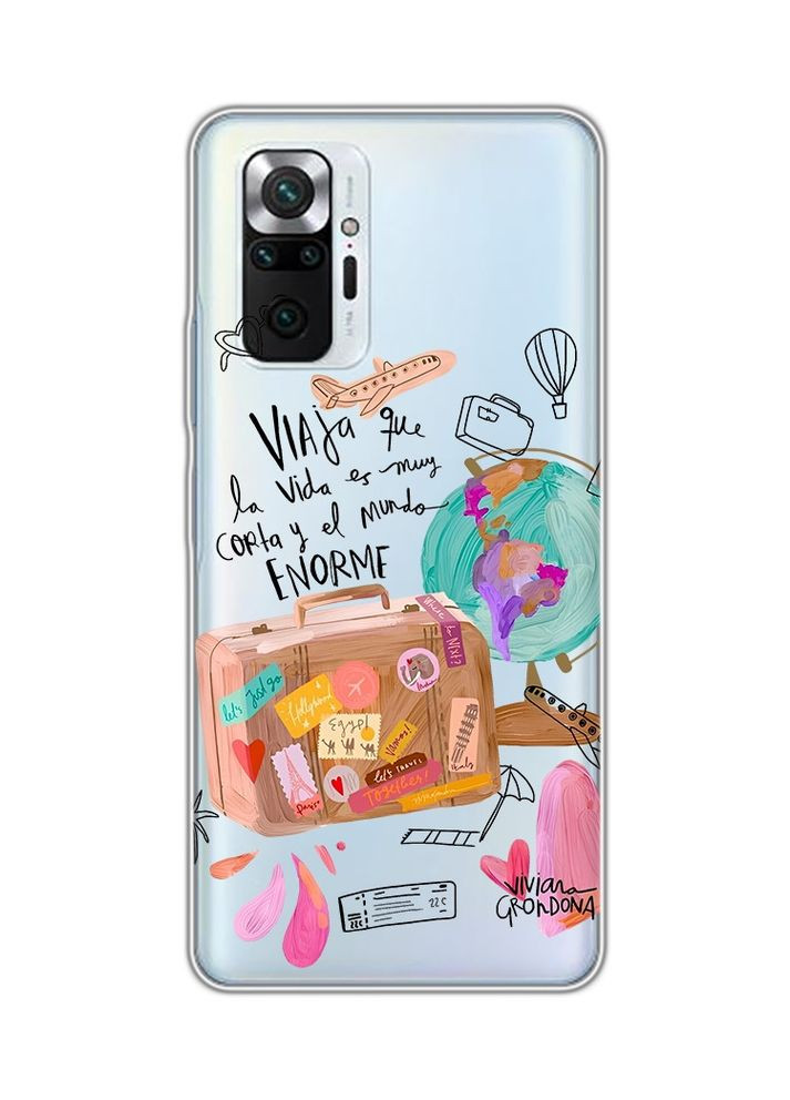 Чехол для Xiaomi Redmi Note 10 Pro/10 Pro Max:: Настроение путешествовать (принт 329) Creative (360684684)