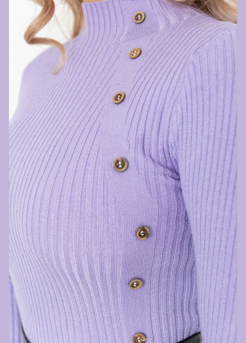 Женская водолазка в рубчик, цвет джинс, Ager (288751060)