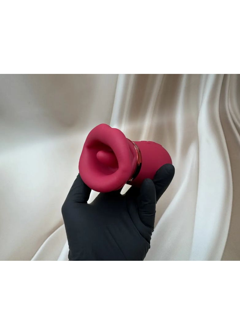 Вибратор язык вакуумный стимулятор с лизанием и сосанием клитора Клиторальный вибратор с эффектом кунилингуса No Brand (349748000)