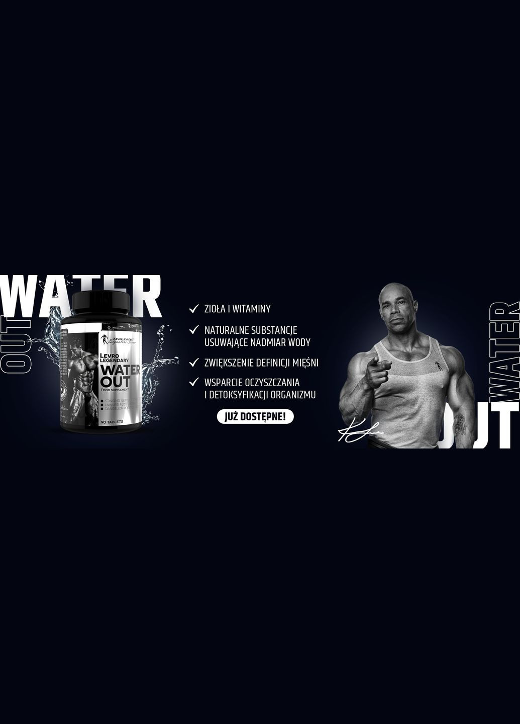 Баланс рідини Levro Legendary Water Out 90 tabs Kevin Levrone (321240628)