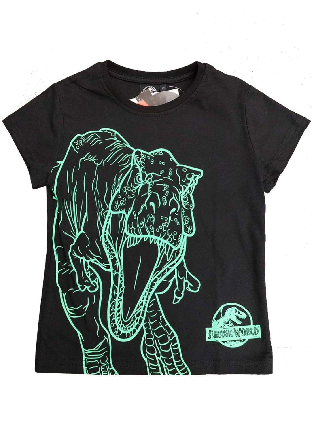 Черная демисезонная футболка Jurassic World