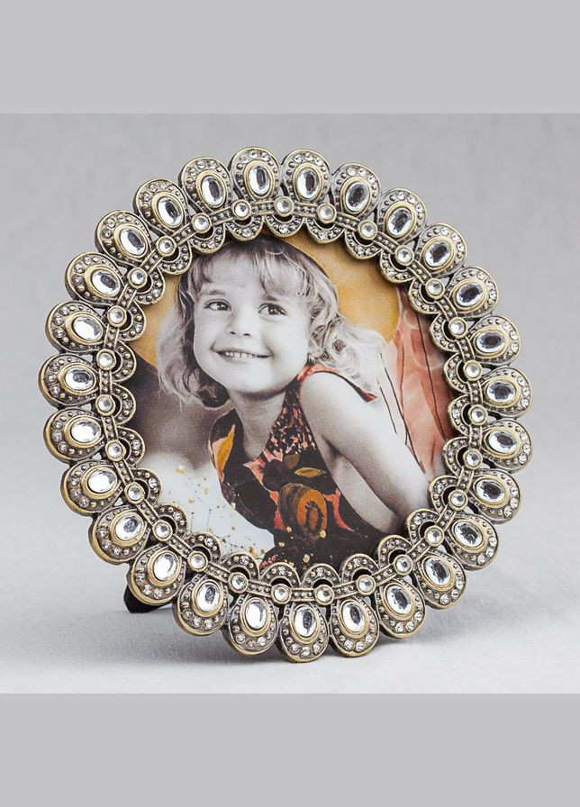 Фоторамка настольная металлическая Солнце 14х14 см 088MA Lefard (346529469)