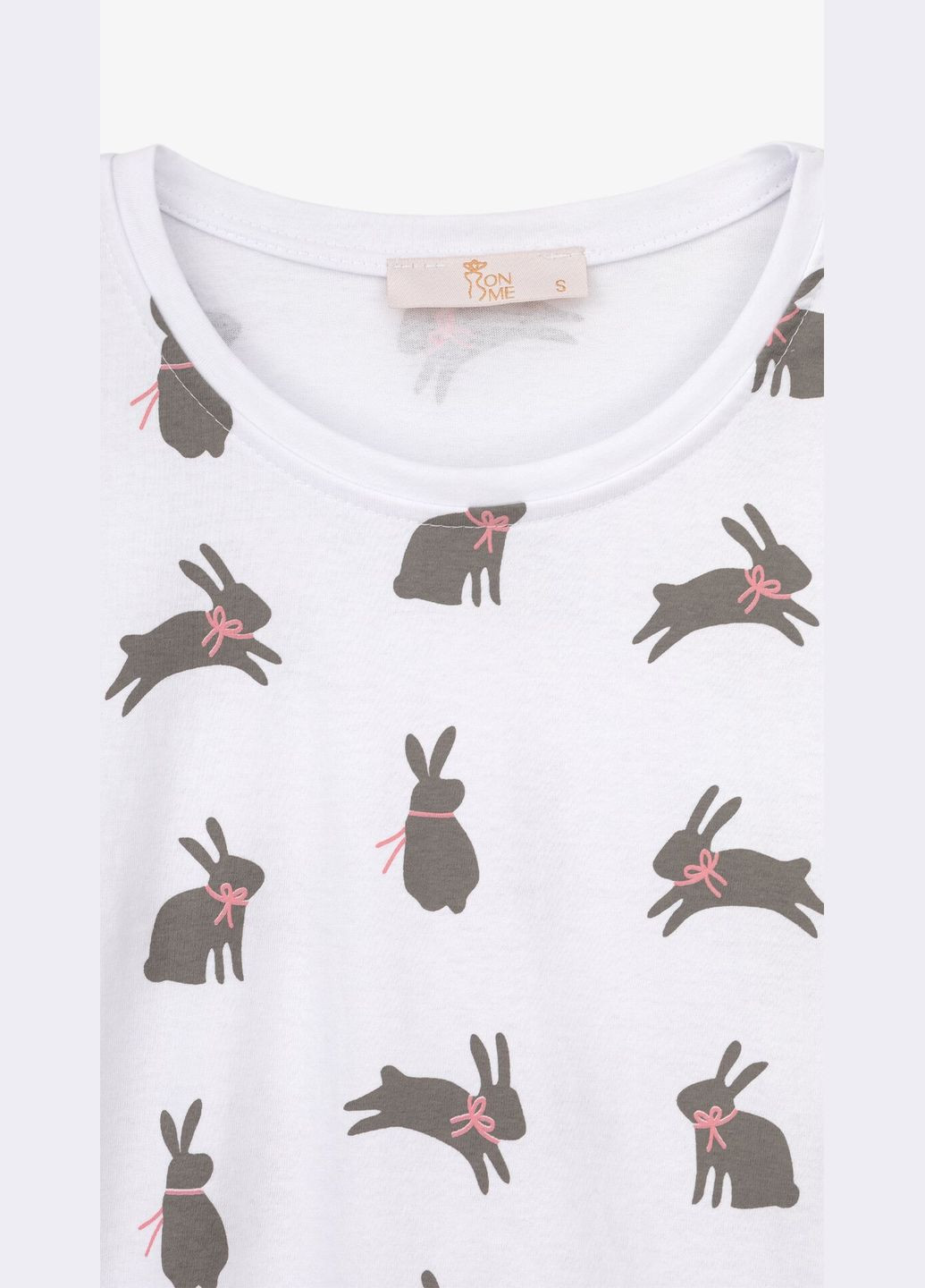 Футболка с узором женская 24403-5 Белый shop (2000990984258) Poncik - (361498879)