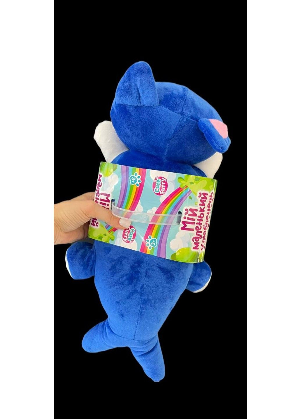 М'яка іграшка Кіт плюшевий 45-14-22 см Limo Toy (342745382)