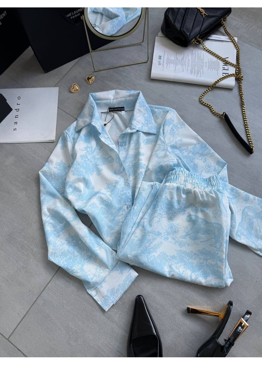 🌸 Костюм «Soft Touch» з принтованої тканини — Розмірна сітка в описі Vione (367076053)