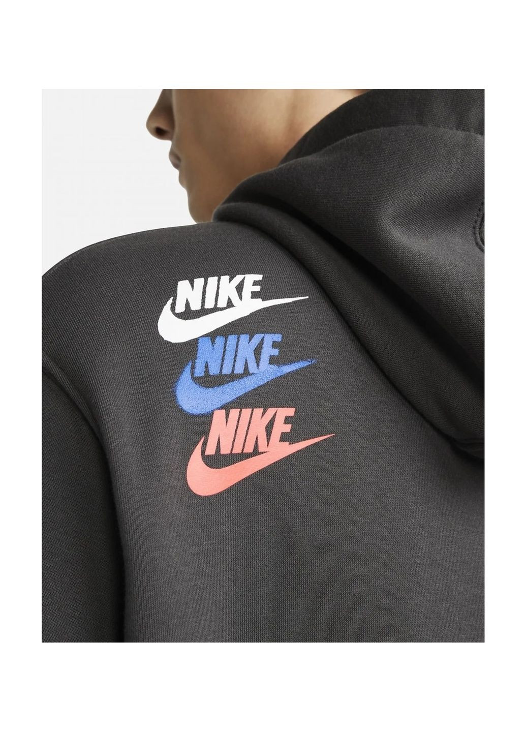 Худи мужские Sportswear Standard Issue Grey Nike (364662631)