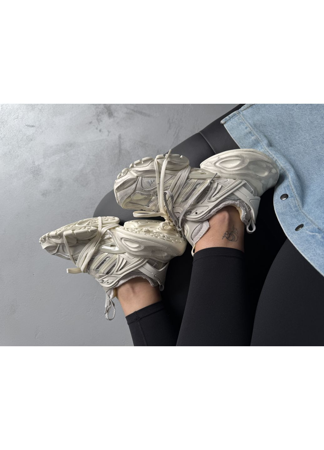 Кросівки жіночі і чоловічі adidas Vento XLG Deluxe Grey Beige | Адідас Венто Делюкс сірі демісезони (372129282)