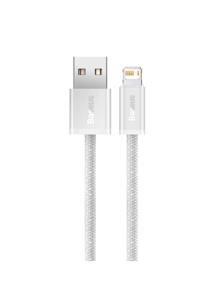 Кабель Fast Charging Data Cable USB to iP 2.4A 1m White Baseus Dynamic Series (324580030)