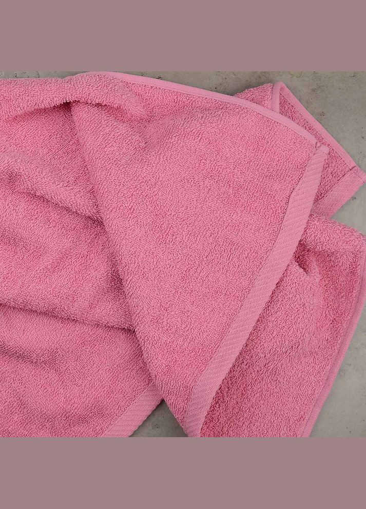 GM Textile рушник для рук/обличчя махровий 40х70см 400г/м2 (рожевий) рожевий виробництво -