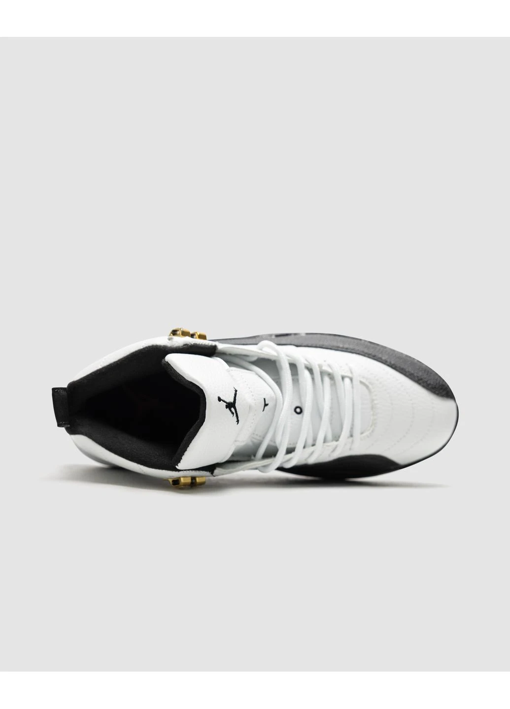 Білі літні кросівки nike air jordan 12 retro taxi white/black найк аір джордан No Brand