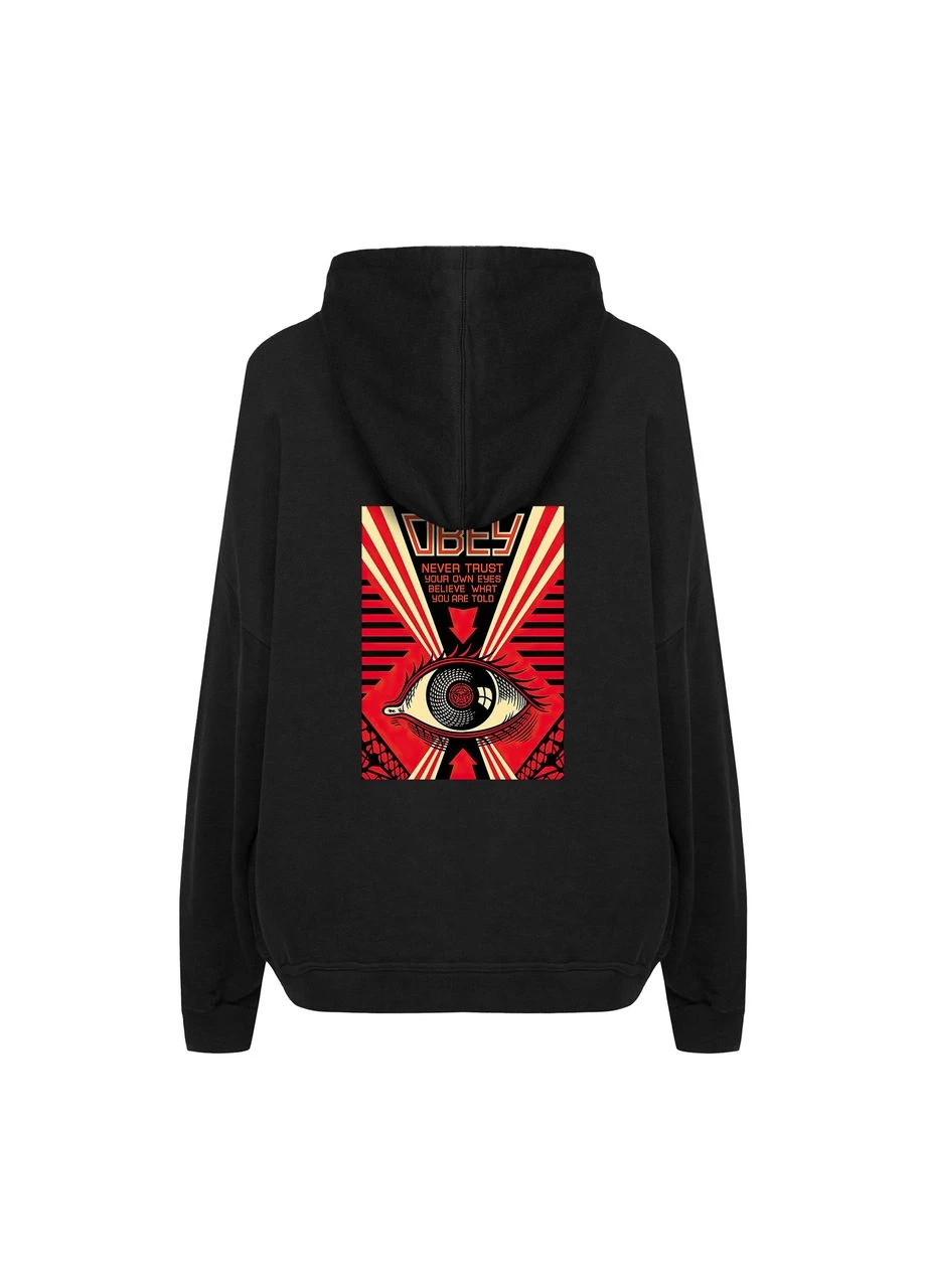 Худи с принтом "Your Own Eyes". OBEY (10519632103) ТiШОТКА (375914956)