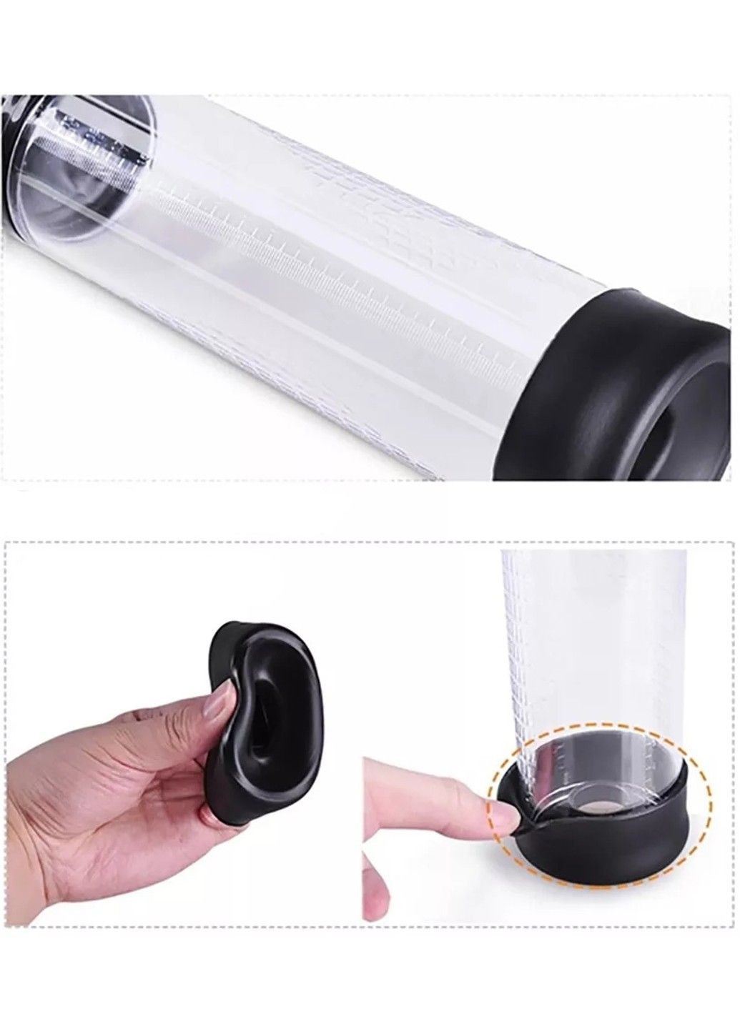 Вакуумная помпа для быстрого и приятного увеличения полового члена (21 см) We Love (284278634)