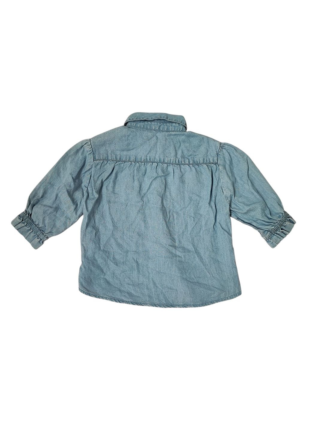 Дитяча джинсова сорочка для дівчинки 92 см Блакитний (250313032) Only (324622987)