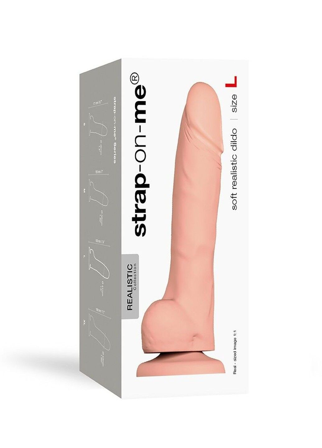 Фаллоимитатор SOFT REALISTIC DILDO Vanilla L Strap-On-Me (316254080)
