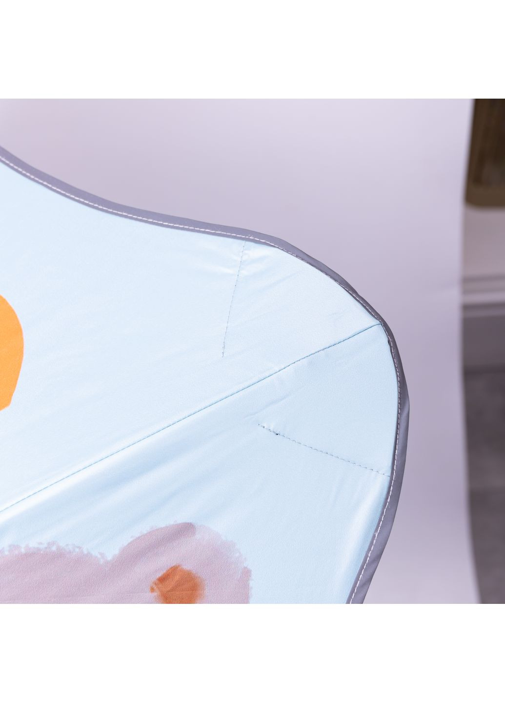 Комбинированный детский зонт-трость механический 90 см, синий Yiwu (362135776)