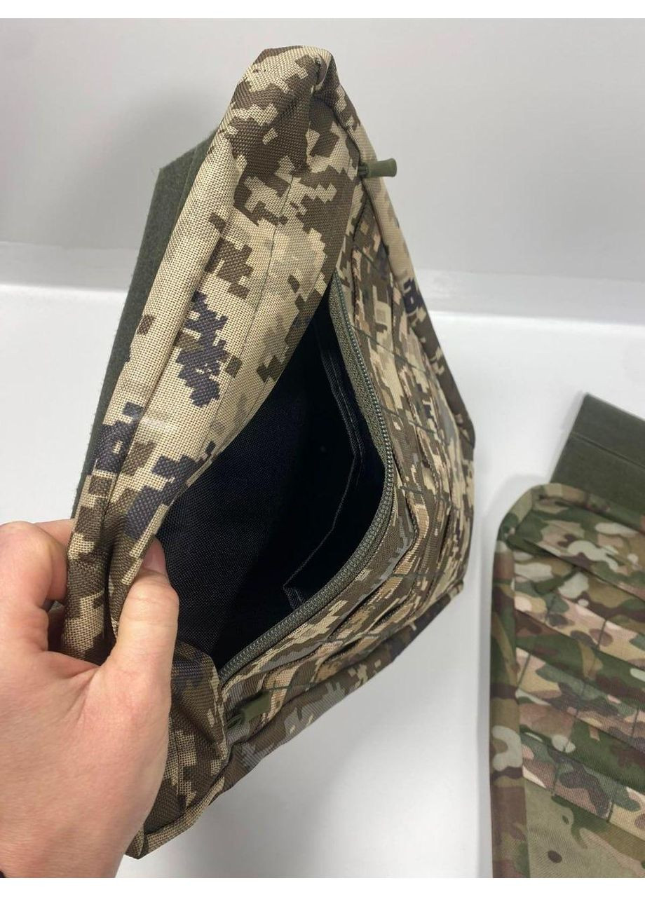 Итог-напашник большой (Пиксель)(Мультикам) (Оливка) МОРНИНГ КЕТ (352168843)