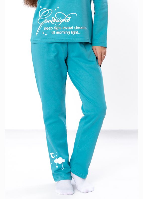 Бірюзова піжама жіноча (p-15694) Носи своє