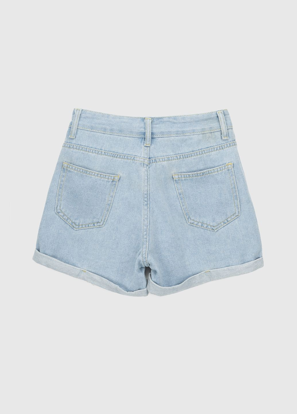 Шорты однотонные женские 608 Светло-голубой (2000990641144S) shop (2000990641144) No Brand (296984153)