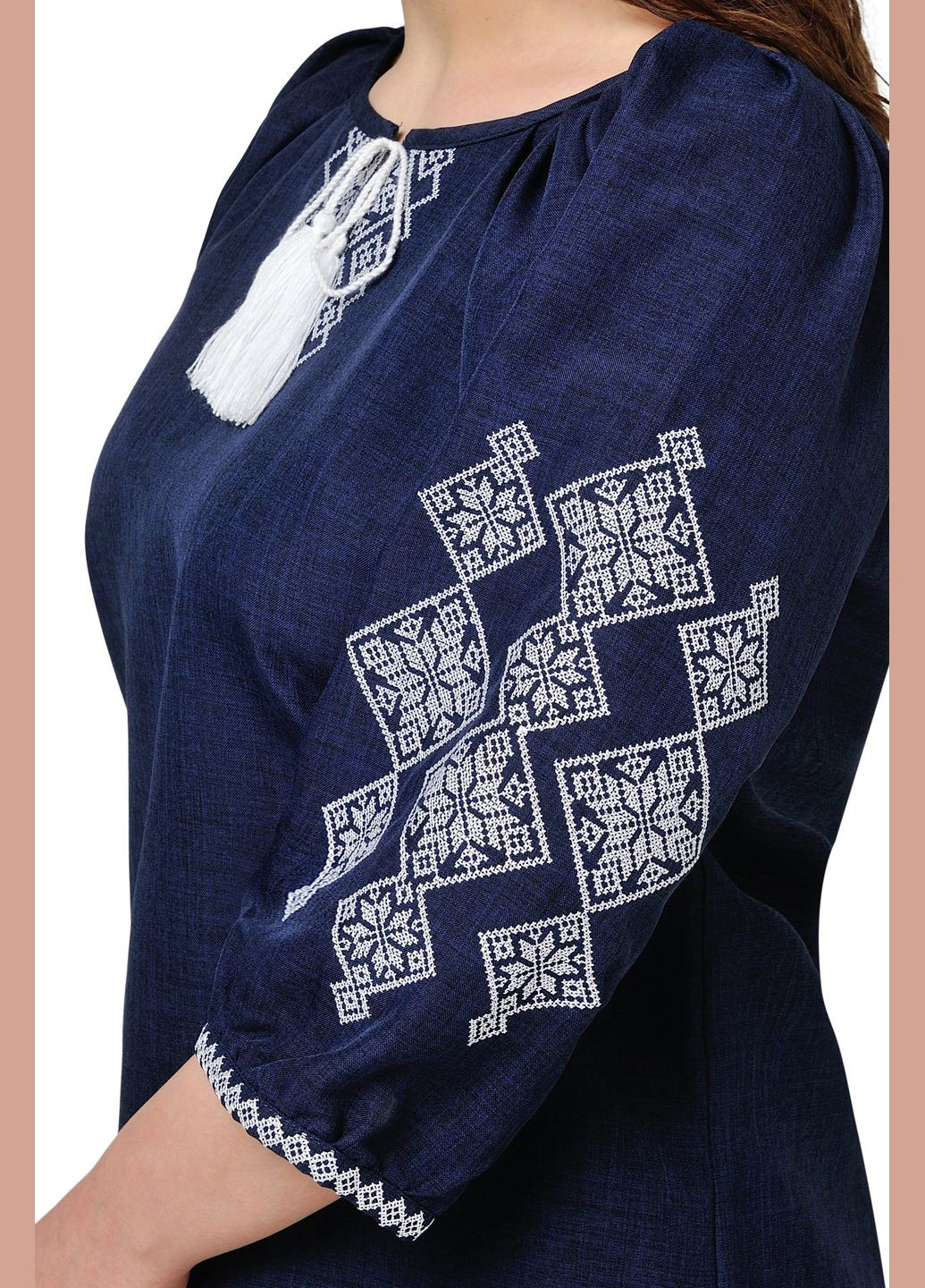 Женская блуза-вышиванка Слобожаночка (темно-синий) Golfstream (292653110)